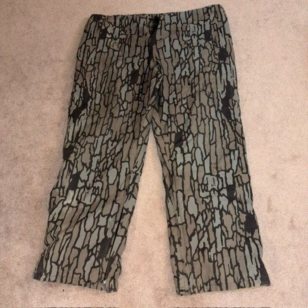 Vintage Goretex 10x Brand Trebark Tree Bark Camo Pants Men’s XL USA